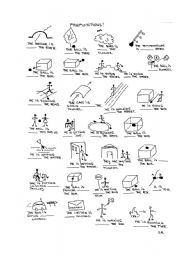 English Worksheet: PREPOSITIONS  FOR  FUN