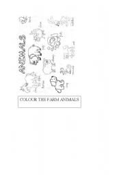 English worksheet: FARM ANIMALS