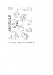 English Worksheet: FARM ANIMALS