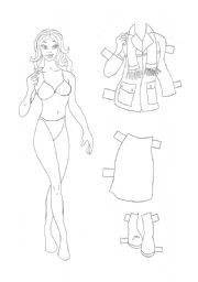 fashion paper doll