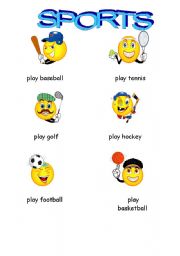 English Worksheet: Sports