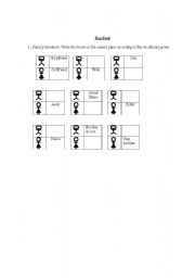 English Worksheet: Family members