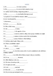 English Worksheet: Questionary