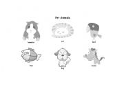 English Worksheet: Pet Animals Colouring In Activity