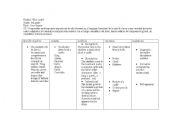 English worksheet: lesson plan the castle