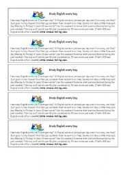 English Worksheet: Study English