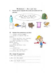 English Worksheet: His or hers