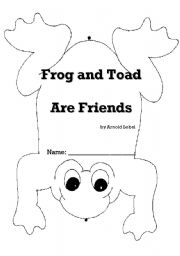 English Worksheet: Frog and Toad Are Friends -