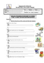 English Worksheet: Verbs to be and to have got