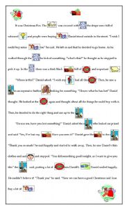 English Worksheet: The lost wallet