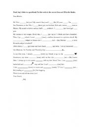 English worksheet: Read Joeys Letter to a Penfriend