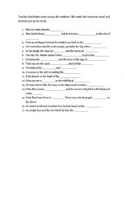 English worksheet: Flying Home - Review Activity