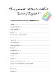 English worksheet: Phrases to describe a way