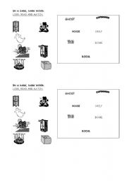 English worksheet: Poem: In a dark, dark night