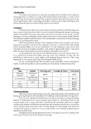 English Worksheet: Recomendation report