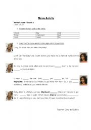 English worksheet: White Chicks