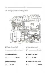 Prepositions of place