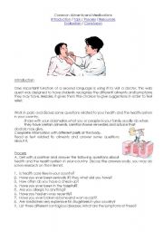 English Worksheet: Illnesses and Diseases