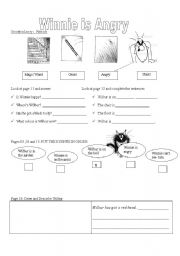 English Worksheet: Exercises on Winnie the Witch 