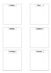 English worksheet: Vocabulary Revision 