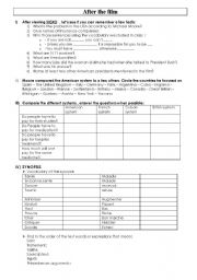 English Worksheet: Sicko - After the film