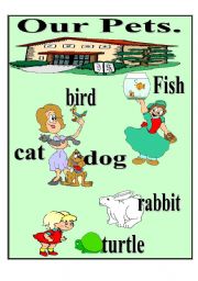 English Worksheet: Our pets