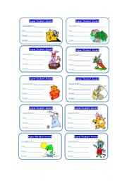 English Worksheet: Super student award