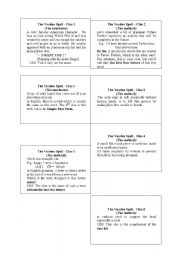 English Worksheet: Detective game