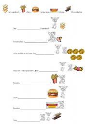 English Worksheet: present simple