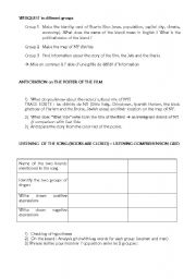 English Worksheet: West Side story - America