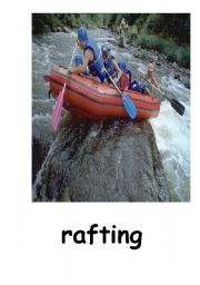 English Worksheet: summer sports