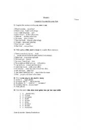 English worksheet: countable/ uncountable nouns