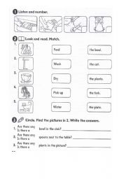 English Worksheet: house chores 