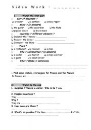 English Worksheet: Ratatouille part 1