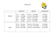 English worksheet: The verb to be