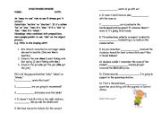 English Worksheet: Who Whom Whose usage