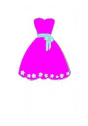 English Worksheet: a dress