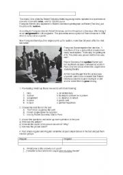 English worksheet: Painting by Robert Doisneau Sold 