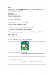 English worksheet: Passive voice worksheet