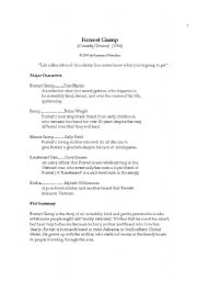 English Worksheet: forest gump