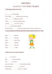 English Worksheet: past simple