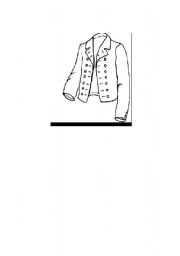 English worksheet: jacket