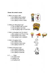 English worksheet: Future Simple Tense