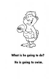 English Worksheet: Flash Card for Future Simple Tense - Be going to