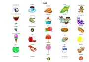 English Worksheet: food picture dictionary 2