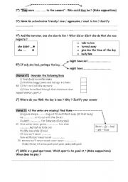 English Worksheet: stole part 3