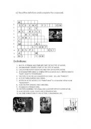 English Worksheet: Movies!!