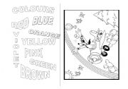 English Worksheet: Colours