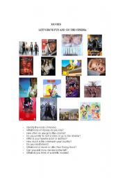 English Worksheet: MOVIES