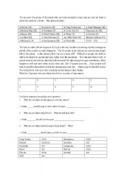 English Worksheet: Hot air balloon